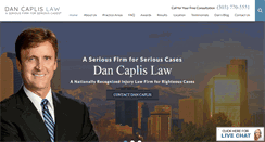 Desktop Screenshot of dancaplislaw.com