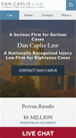 Mobile Screenshot of dancaplislaw.com