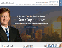 Tablet Screenshot of dancaplislaw.com